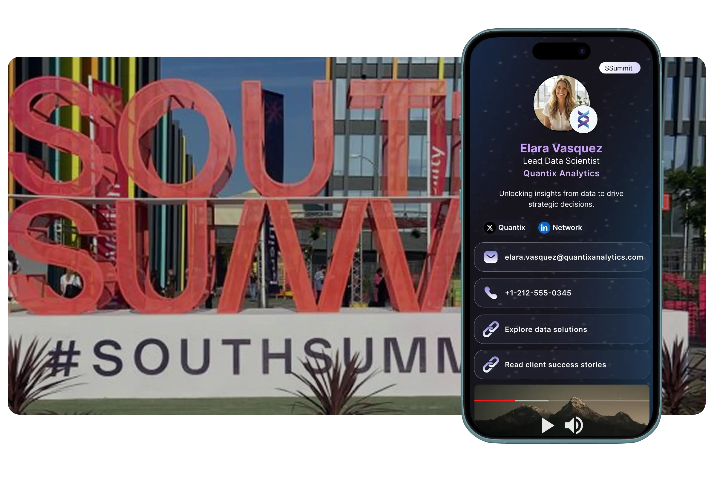 South Summit digital business card