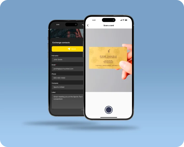 digital business card paper scanner