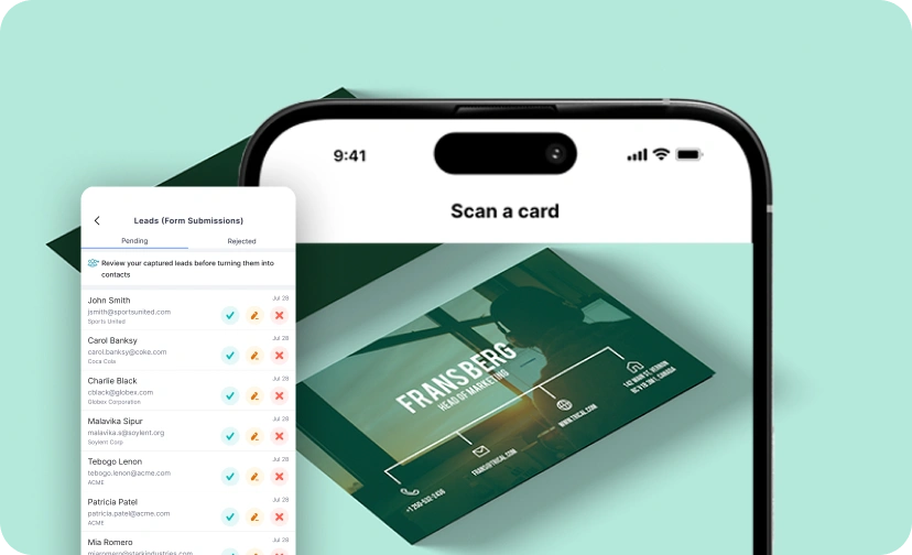 lead generation app and scanner