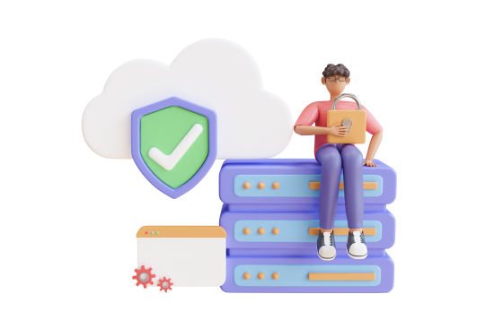 admin management 3d mockup